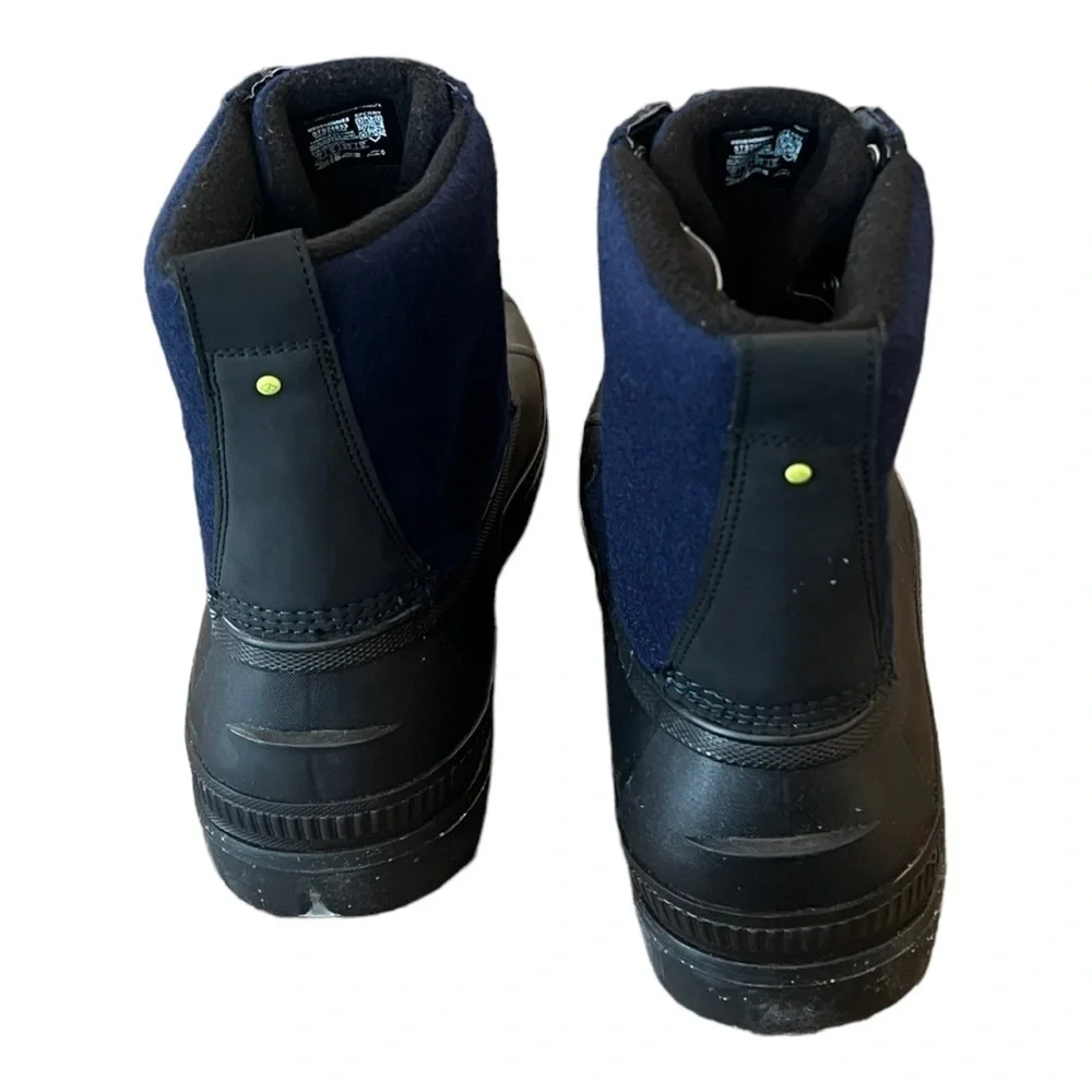 SPERRY Seacycled Ice Bay Boot Wool Blend Upper Navy